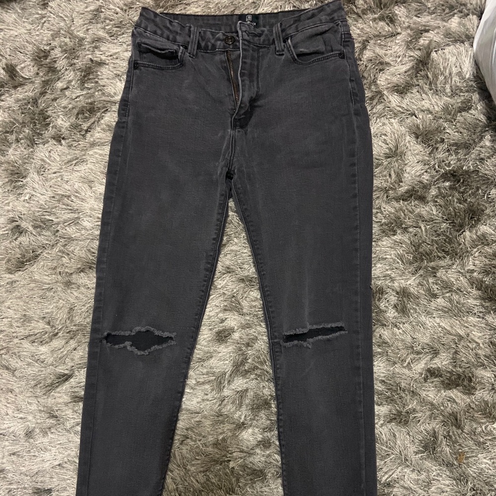 Black Ripped Skinny Jeans